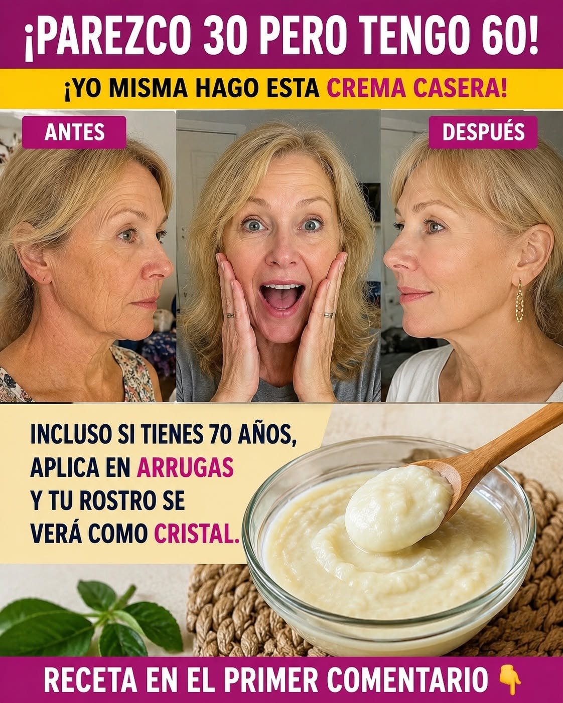 Crema Casera para el Rostro