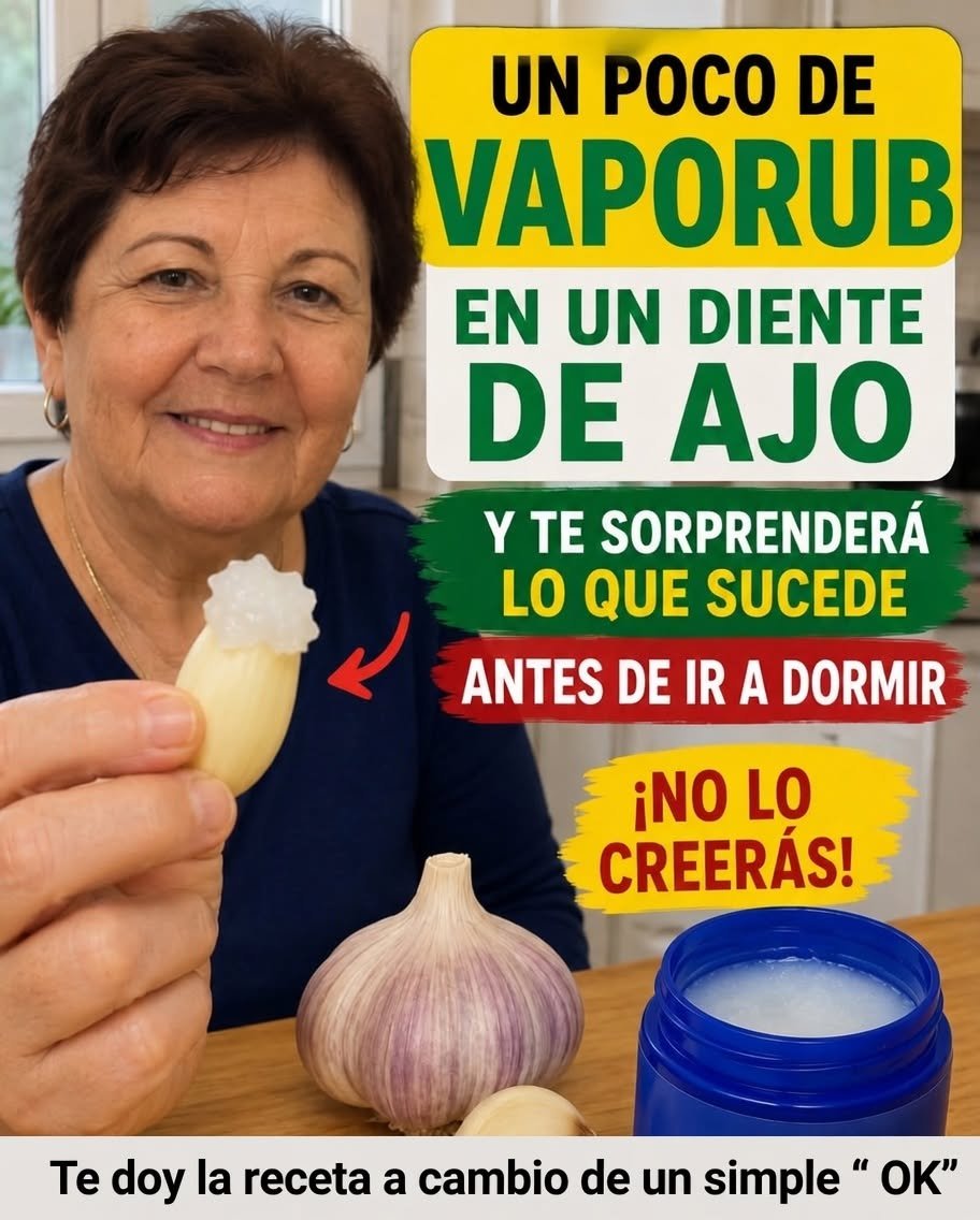 Mezcla de Vick Vaporub y ajo