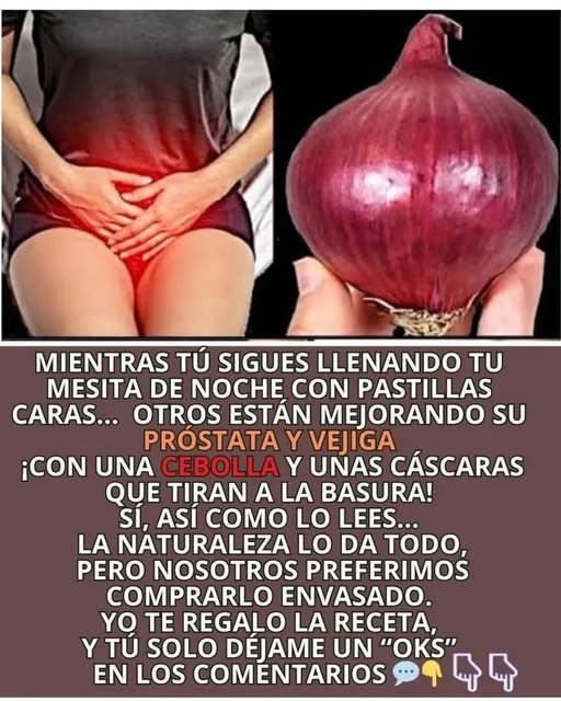 Cuida tu próstata y vejiga con cebolla morada