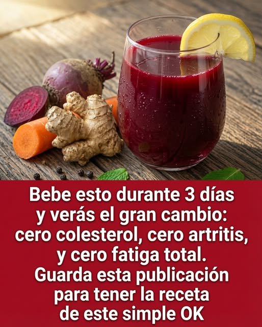 Jugo de zanahoria y remolacha