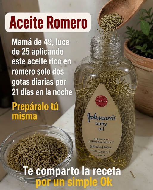 Aceite de romero casero