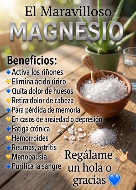 Beneficios del Magnesio