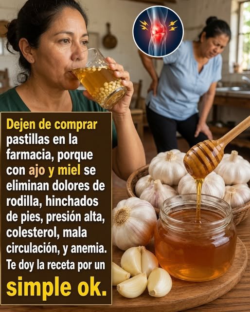 Ajo y miel como remedios naturales