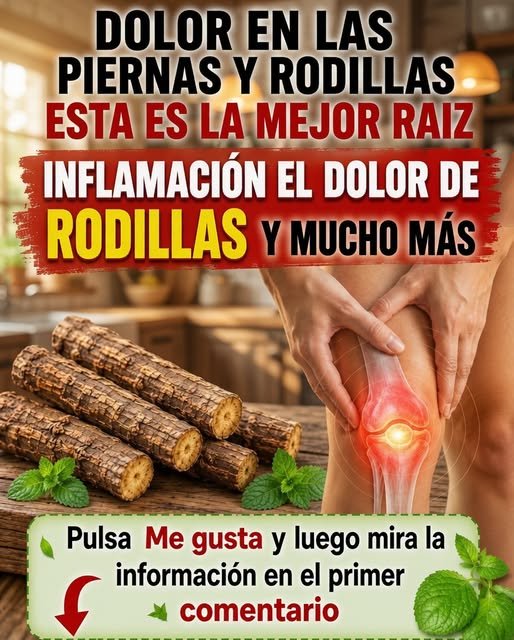 Dolor en la rodilla y plantas medicinales