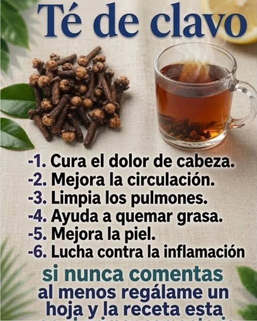 Té de clavo de olor