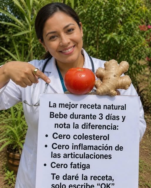 Receta Natural con Tomate y Jengibre