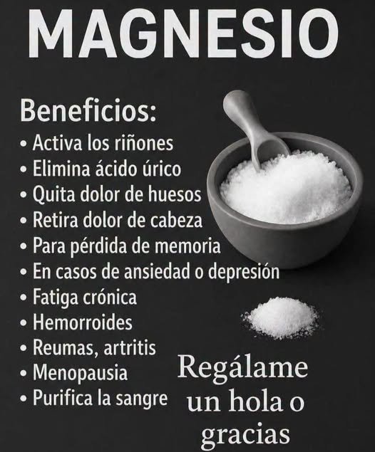 Beneficios del Magnesio