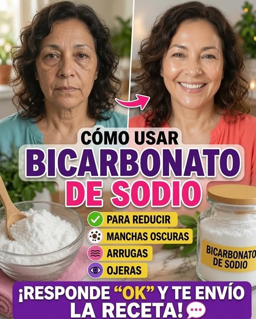 Bicarbonato de sodio para el cuidado facial