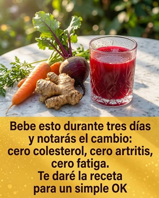Bebida natural de remolacha y zanahoria
