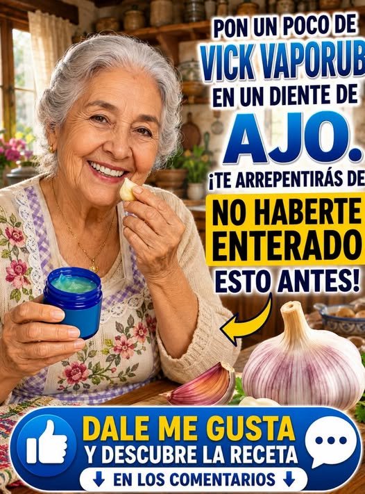 Vicks VapoRub y ajo