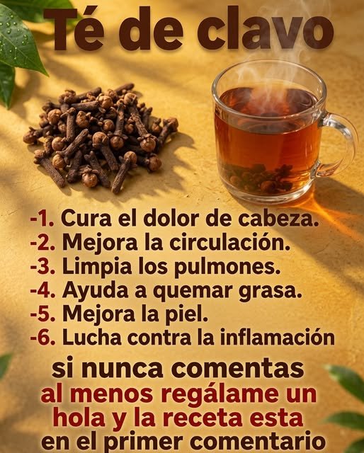 té de clavo de olor