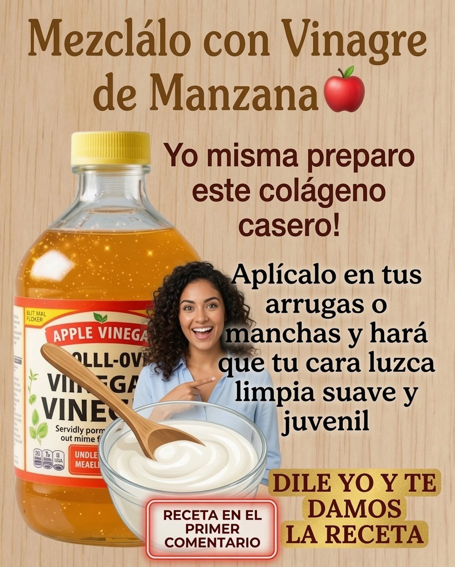 Colágeno Casero y Vinagre de Manzana