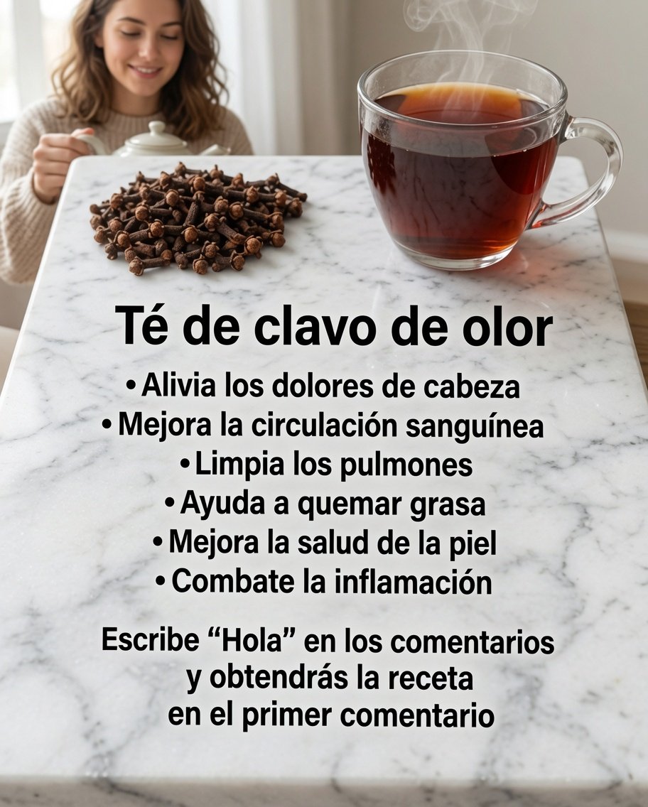 Té de clavo de olor y sus beneficios