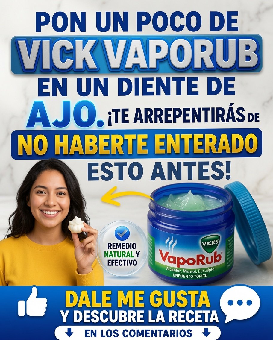 Vicks VapoRub y Ajo