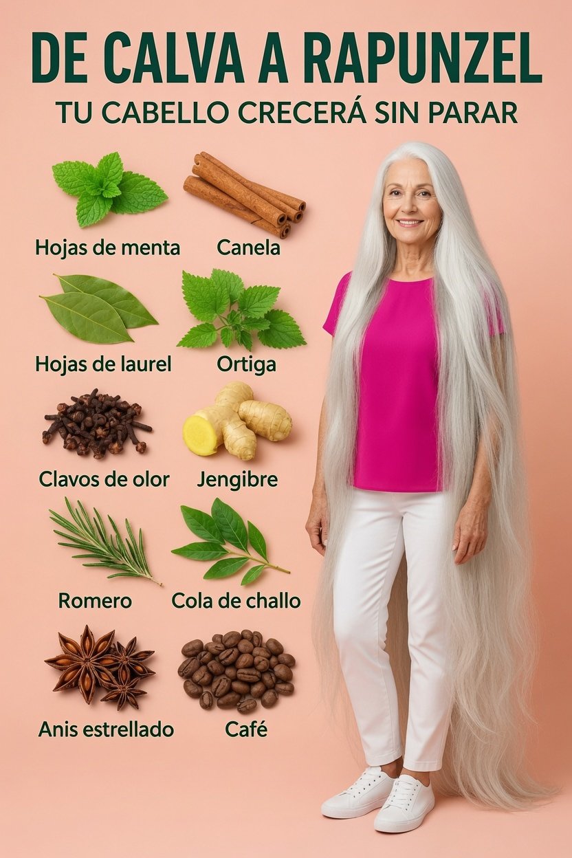Mujer con cabello largo