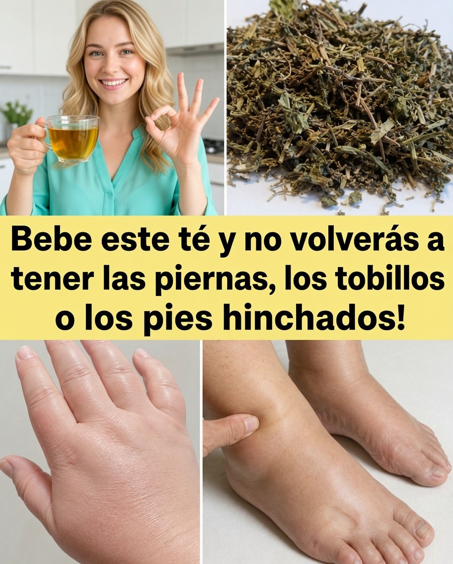 Té para piernas hinchadas
