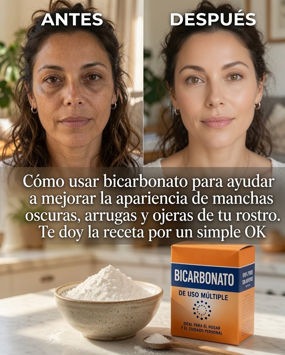 Antes y Después de usar bicarbonato de sodio