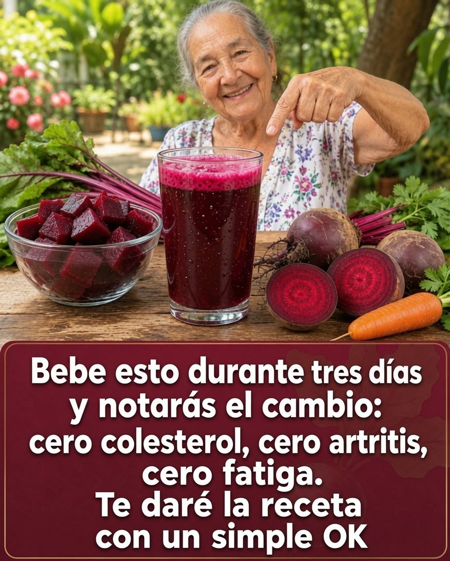 Bebida de Remolacha Jengibre y Limón
