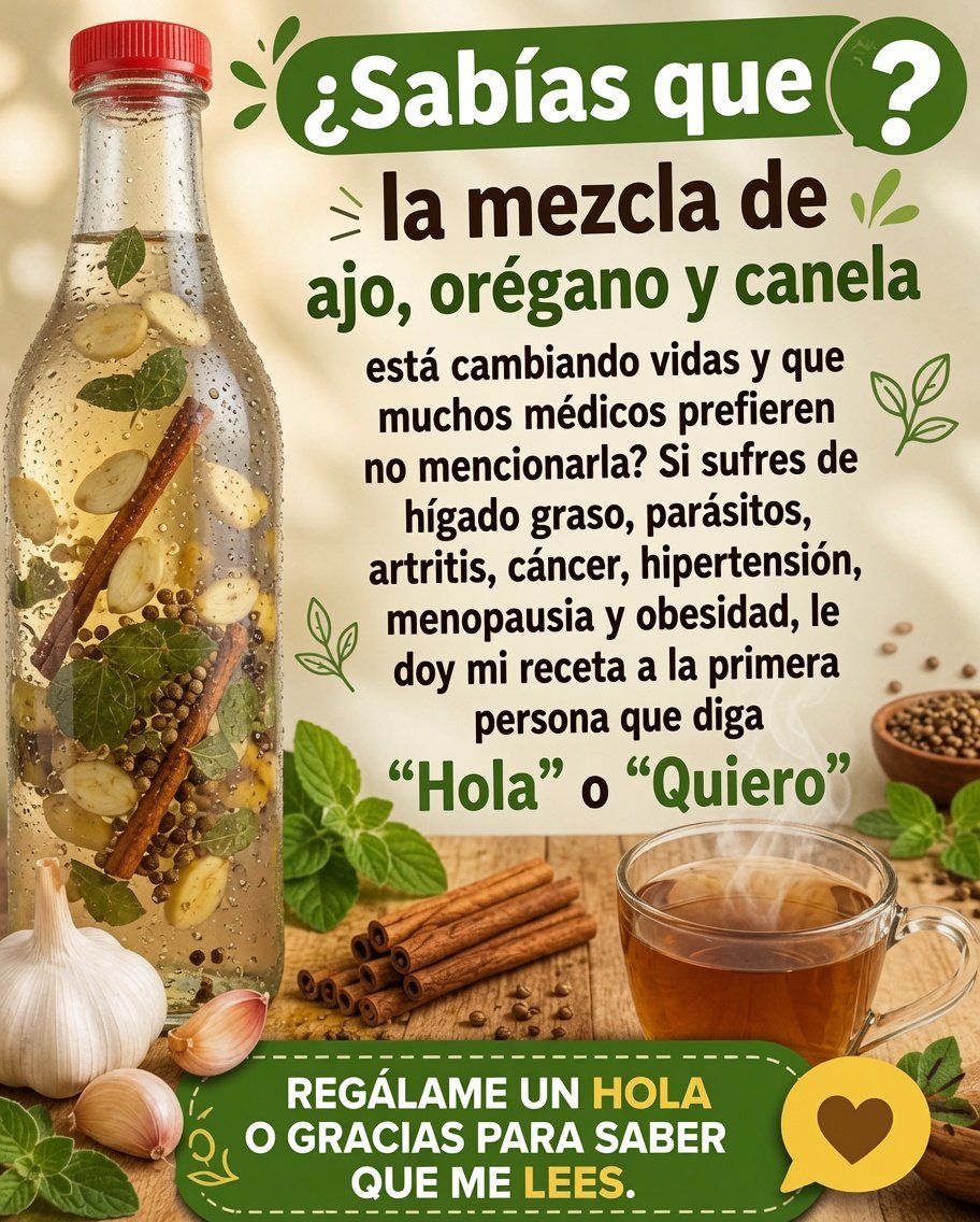 Mezcla de ajo orégano y canela