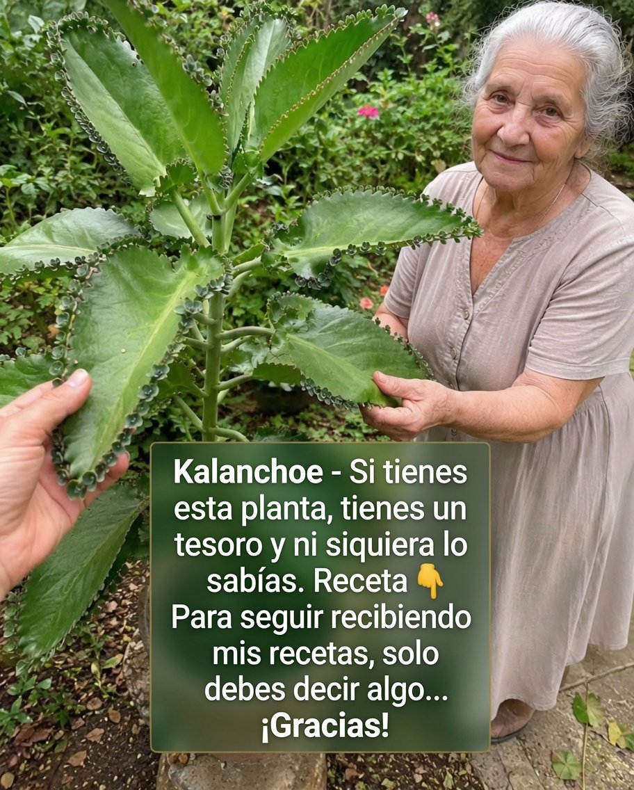 Planta de Kalanchoe en el Jardín