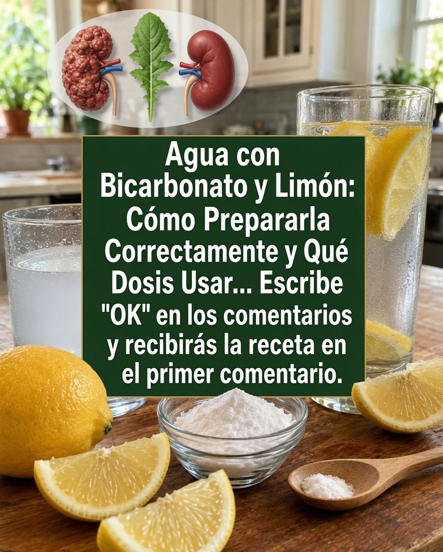 Bicarbonato de Sodio y Limón